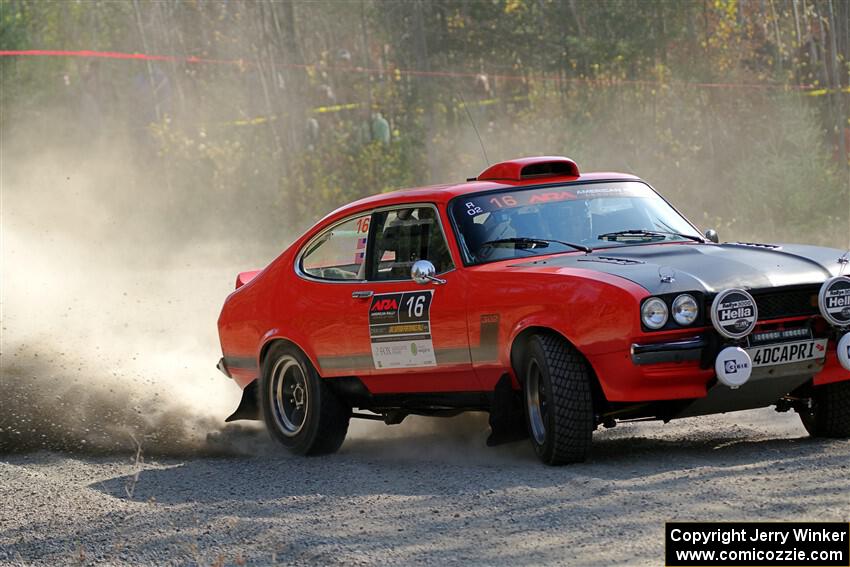 Mike Hurst / Randall Short Ford Capri on SS1, Al's Playground I.