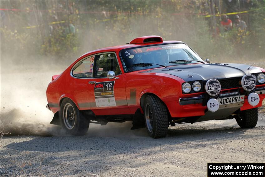 Mike Hurst / Randall Short Ford Capri on SS1, Al's Playground I.