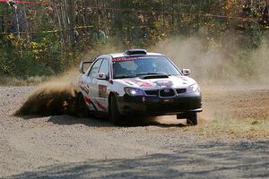 Scott Crouch / Elizabeth Crouch Subaru WRX on SS1, Al's Playground I.