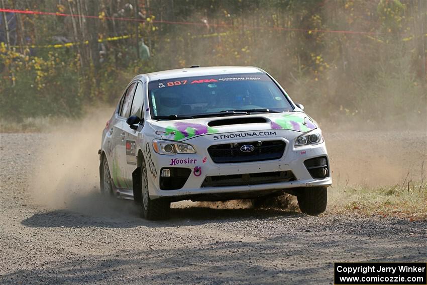 Jamey Randall / Andrew Rausch Subaru WRX on SS1, Al's Playground I.