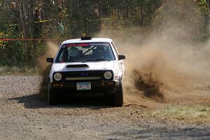 Josh Nykanen / Charlotte Himes VW GTI on SS1, Al's Playground I.