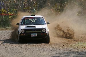 Josh Nykanen / Charlotte Himes VW GTI on SS1, Al's Playground I.