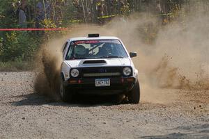 Josh Nykanen / Charlotte Himes VW GTI on SS1, Al's Playground I.