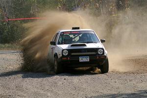 Josh Nykanen / Charlotte Himes VW GTI on SS1, Al's Playground I.