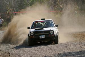 Josh Nykanen / Charlotte Himes VW GTI on SS1, Al's Playground I.