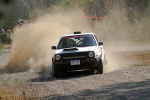 Josh Nykanen / Charlotte Himes VW GTI on SS1, Al's Playground I.