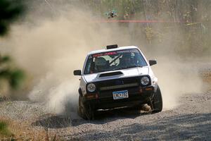 Josh Nykanen / Charlotte Himes VW GTI on SS1, Al's Playground I.