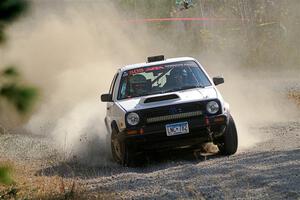 Josh Nykanen / Charlotte Himes VW GTI on SS1, Al's Playground I.