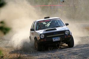 Josh Nykanen / Charlotte Himes VW GTI on SS1, Al's Playground I.