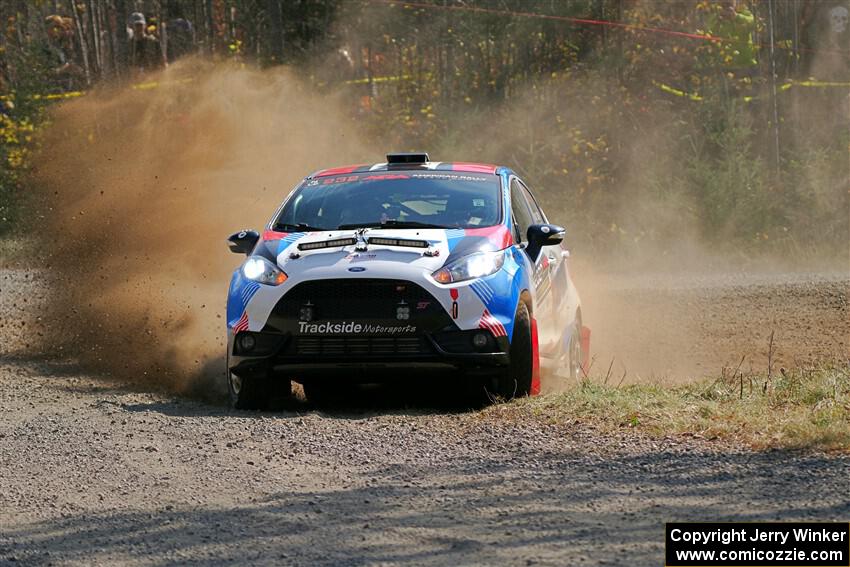 Mark Tabor / Kathryn Hansen Ford Fiesta ST on SS1, Al's Playground I.