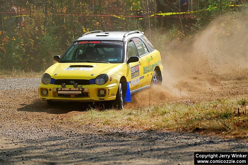 Greg Healey / Cindy Krolikowski Subaru Impeza Outback Sport on SS1, Al's Playground I.