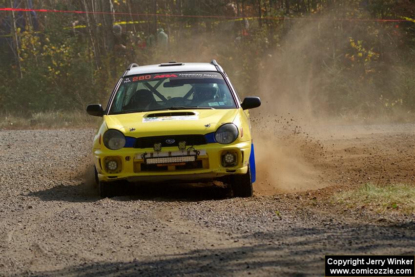 Greg Healey / Cindy Krolikowski Subaru Impeza Outback Sport on SS1, Al's Playground I.