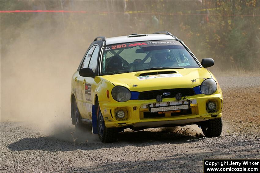 Greg Healey / Cindy Krolikowski Subaru Impeza Outback Sport on SS1, Al's Playground I.