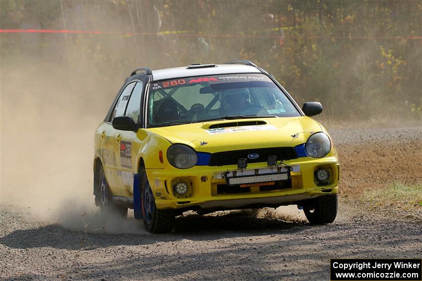 Greg Healey / Cindy Krolikowski Subaru Impeza Outback Sport on SS1, Al's Playground I.