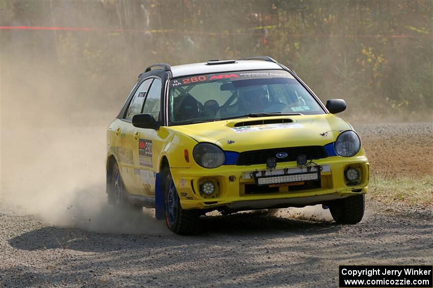 Greg Healey / Cindy Krolikowski Subaru Impeza Outback Sport on SS1, Al's Playground I.