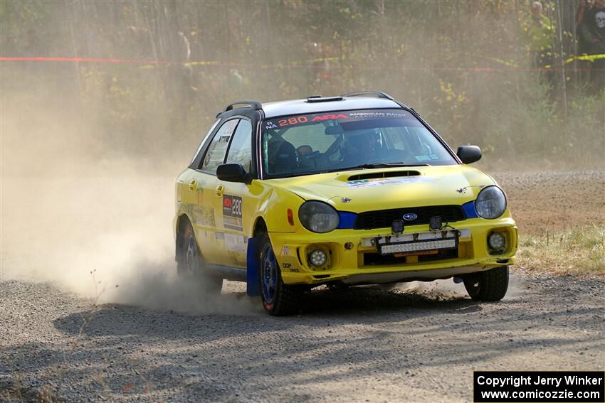 Greg Healey / Cindy Krolikowski Subaru Impeza Outback Sport on SS1, Al's Playground I.