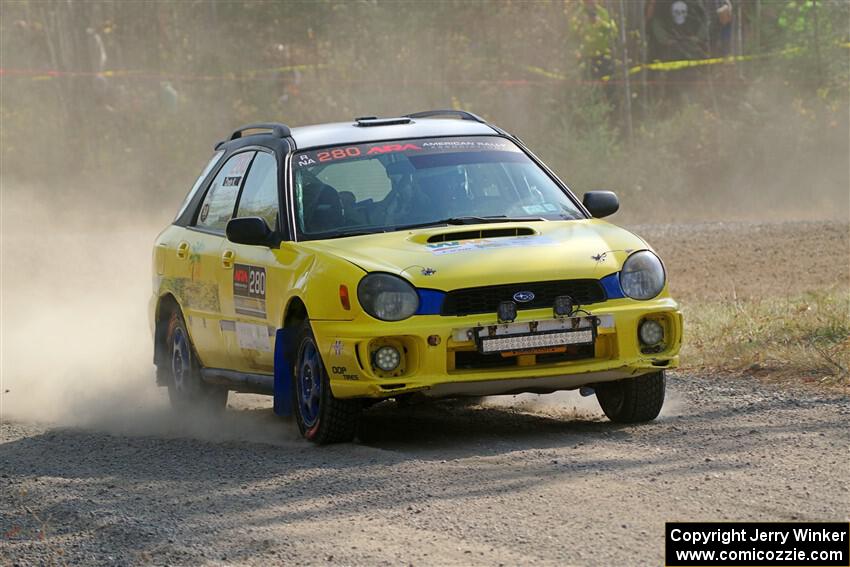 Greg Healey / Cindy Krolikowski Subaru Impeza Outback Sport on SS1, Al's Playground I.