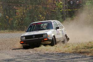 Adam VanDamme / Andrew Herron VW Golf on SS1, Al's Playground I.