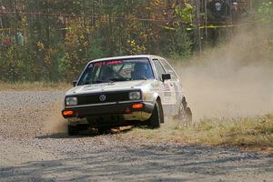 Adam VanDamme / Andrew Herron VW Golf on SS1, Al's Playground I.