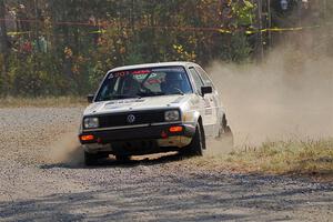 Adam VanDamme / Andrew Herron VW Golf on SS1, Al's Playground I.