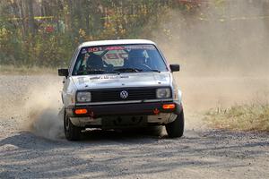 Adam VanDamme / Andrew Herron VW Golf on SS1, Al's Playground I.