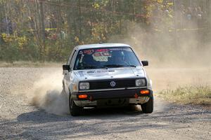 Adam VanDamme / Andrew Herron VW Golf on SS1, Al's Playground I.