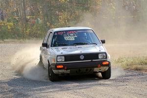 Adam VanDamme / Andrew Herron VW Golf on SS1, Al's Playground I.