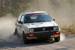 Adam VanDamme / Andrew Herron VW Golf on SS1, Al's Playground I.