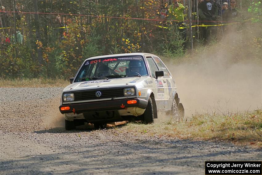 Adam VanDamme / Andrew Herron VW Golf on SS1, Al's Playground I.