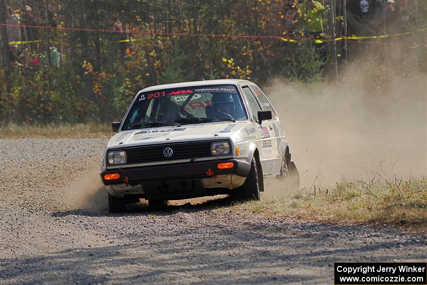 Adam VanDamme / Andrew Herron VW Golf on SS1, Al's Playground I.