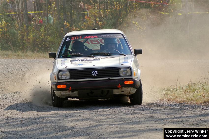 Adam VanDamme / Andrew Herron VW Golf on SS1, Al's Playground I.