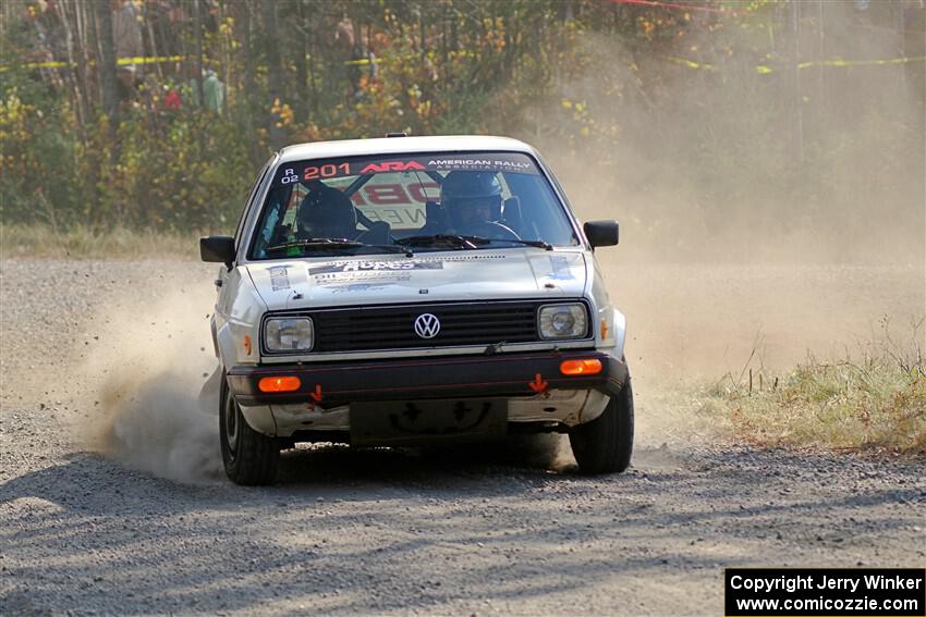 Adam VanDamme / Andrew Herron VW Golf on SS1, Al's Playground I.