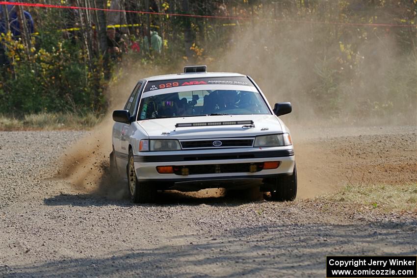 Nathan Coulter / Bryce Proseus Subaru Legacy on SS1, Al's Playground I.