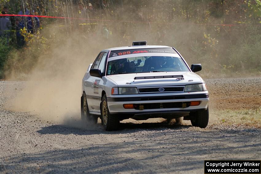 Nathan Coulter / Bryce Proseus Subaru Legacy on SS1, Al's Playground I.