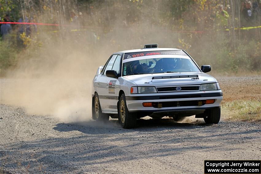 Nathan Coulter / Bryce Proseus Subaru Legacy on SS1, Al's Playground I.