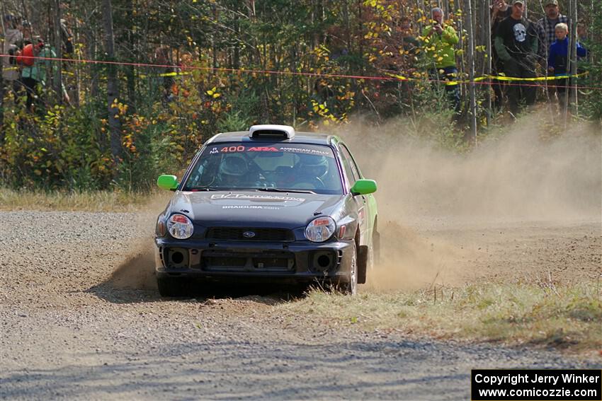 Brandon Boyd / Daniel Salive Subaru Impreza Wagon on SS1, Al's Playground I.