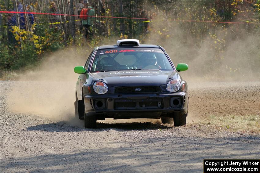 Brandon Boyd / Daniel Salive Subaru Impreza Wagon on SS1, Al's Playground I.