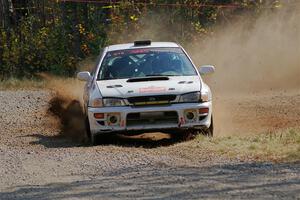 Andrew Williamson / Julia Stewart Subaru Impreza on SS1, Al's Playground I.