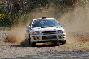 Andrew Williamson / Julia Stewart Subaru Impreza on SS1, Al's Playground I.