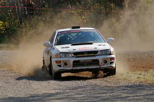 Andrew Williamson / Julia Stewart Subaru Impreza on SS1, Al's Playground I.