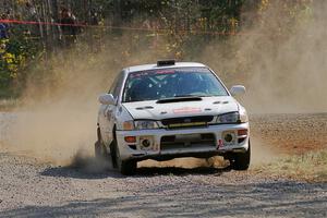 Andrew Williamson / Julia Stewart Subaru Impreza on SS1, Al's Playground I.