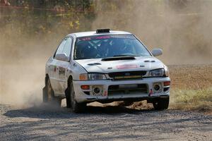 Andrew Williamson / Julia Stewart Subaru Impreza on SS1, Al's Playground I.