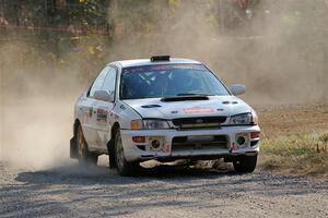 Andrew Williamson / Julia Stewart Subaru Impreza on SS1, Al's Playground I.