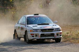 Andrew Williamson / Julia Stewart Subaru Impreza on SS1, Al's Playground I.