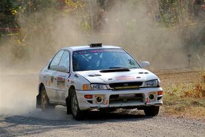 Andrew Williamson / Julia Stewart Subaru Impreza on SS1, Al's Playground I.