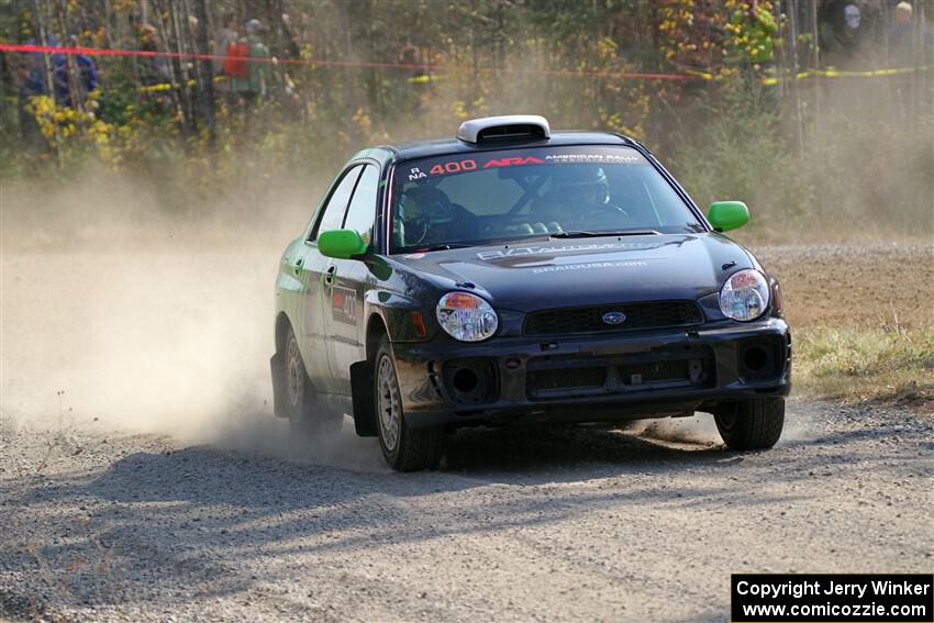 Brandon Boyd / Daniel Salive Subaru Impreza Wagon on SS1, Al's Playground I.