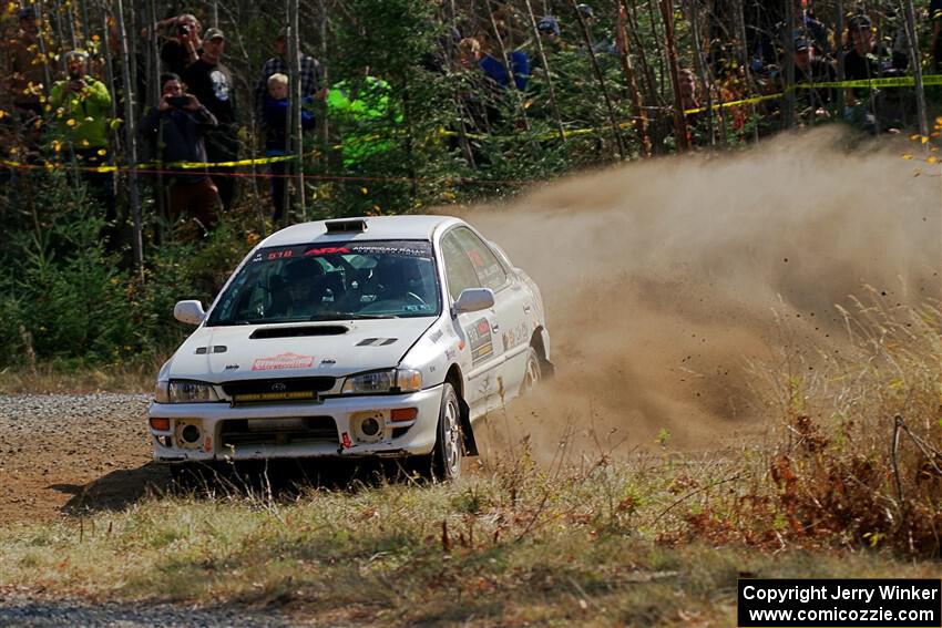 Andrew Williamson / Julia Stewart Subaru Impreza on SS1, Al's Playground I.