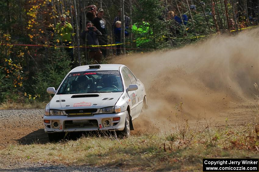 Andrew Williamson / Julia Stewart Subaru Impreza on SS1, Al's Playground I.