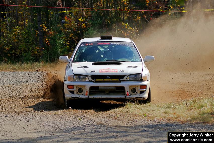 Andrew Williamson / Julia Stewart Subaru Impreza on SS1, Al's Playground I.