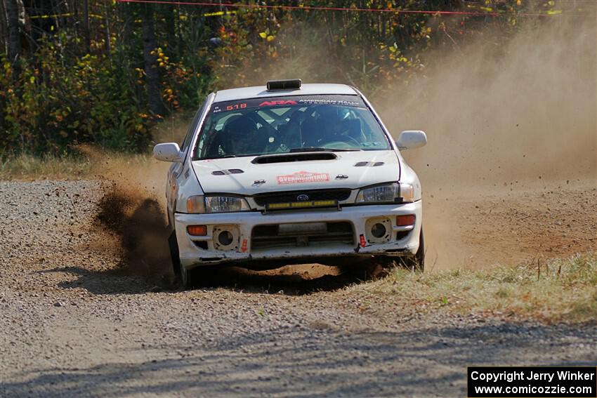 Andrew Williamson / Julia Stewart Subaru Impreza on SS1, Al's Playground I.